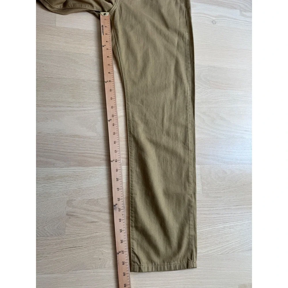 Levis Mens Brown Denim Pants Straight Leg 28x30 inseam: 29